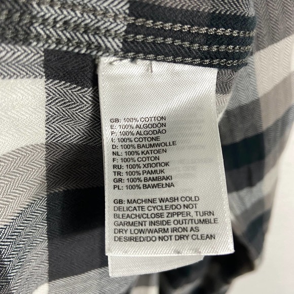 The North Face Plaid Long Sleeves Button Down Shirt Size Small - Picture 6 of 8